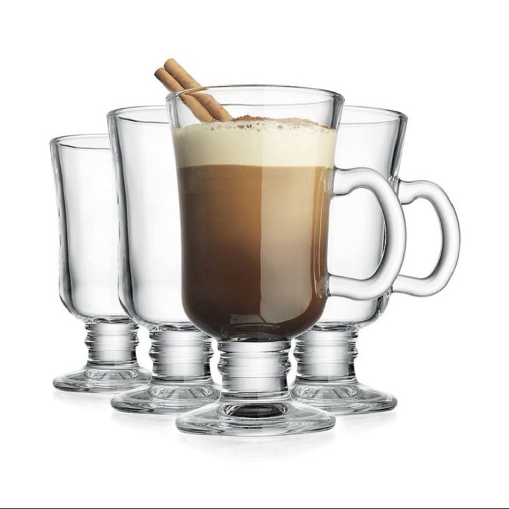 4 Barista Espresso Mugs Set NIB